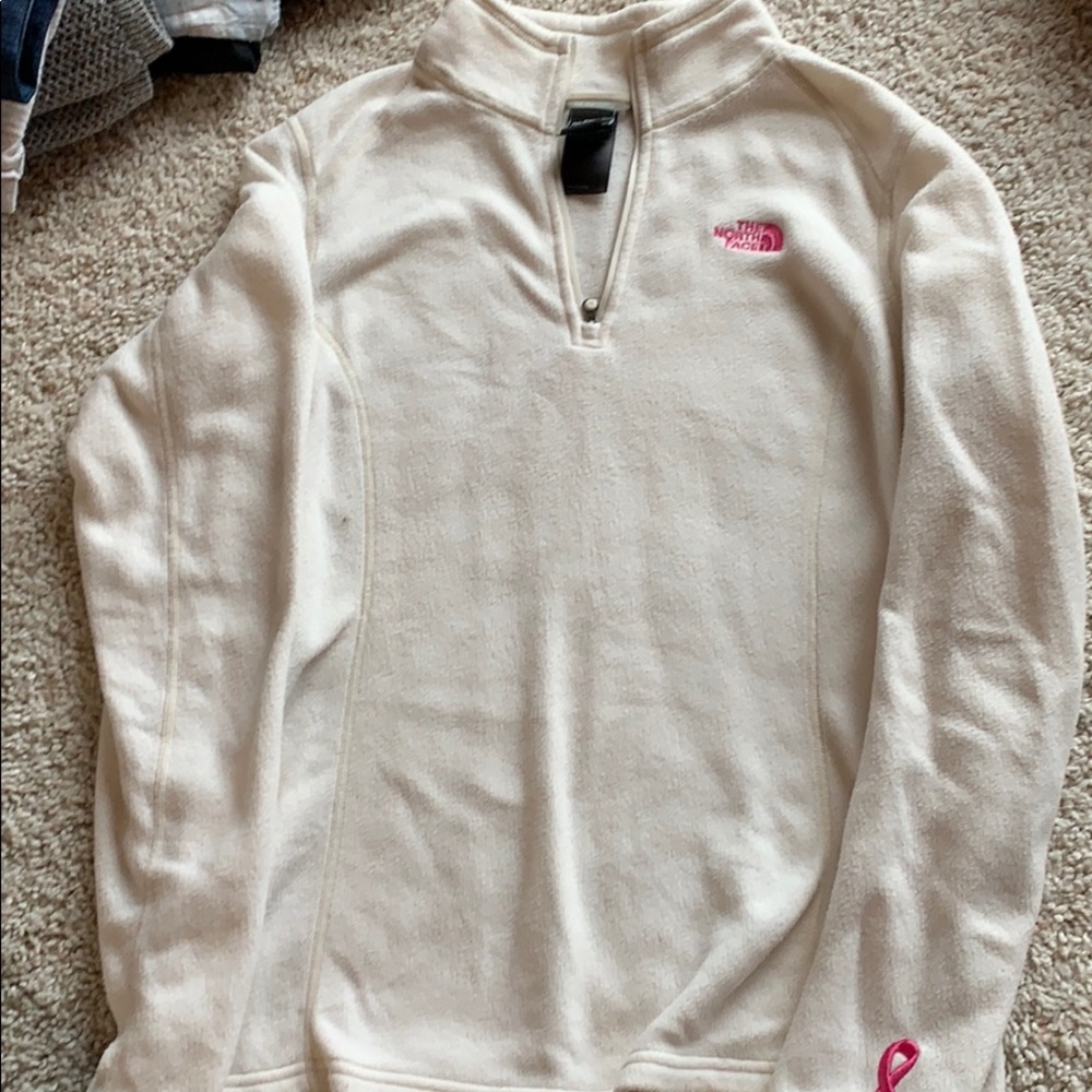 White North Face Fleece